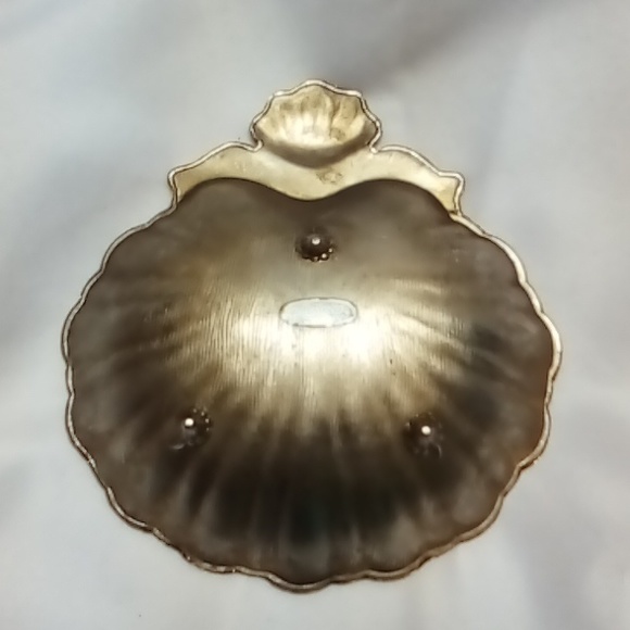 Raimond Japan Silver Plated Sea Shell Shaped Candy or soap dish vintage - Picture 3 of 4